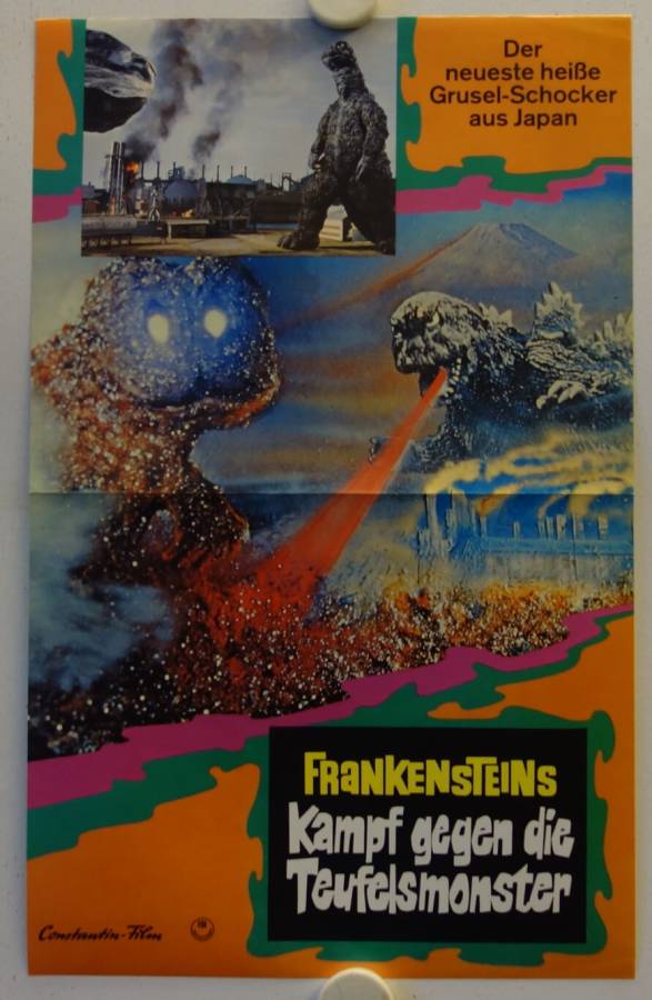 Godzilla vs. the Smog Monster original release small german movie poster